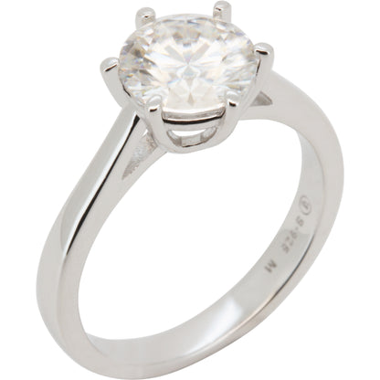 2ct Moissanite Engagement Ring Size 9
