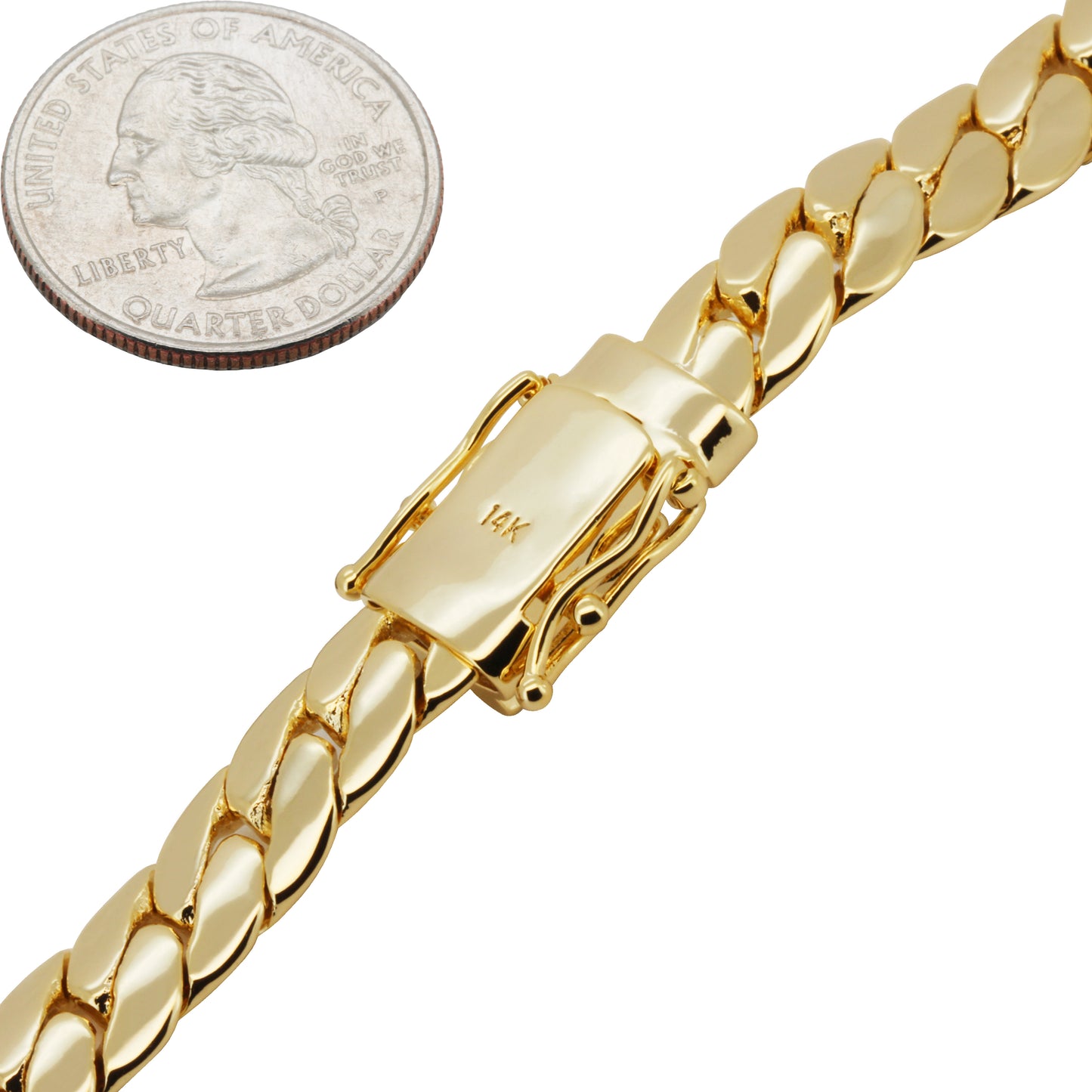 9mm Miami Cuban Link Chain 20"