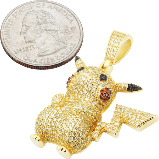 Pokemon Pikachu Pendant (925 Sterling Silver)