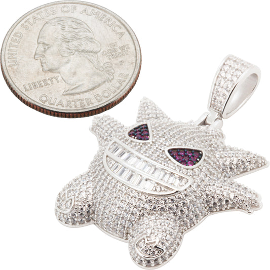 Pokemon Gengar Pendant (925 Sterling Silver)