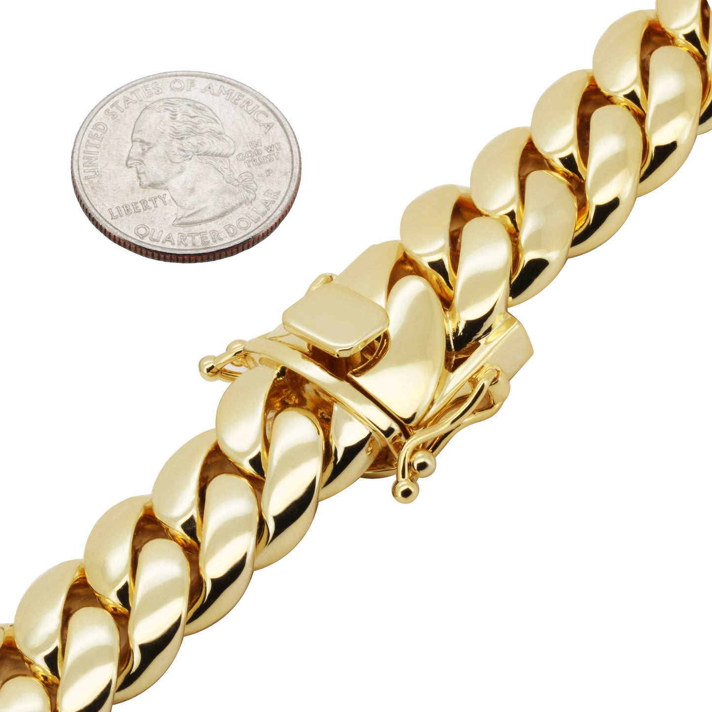 18mm Miami Cuban Link Bracelet 8.5"