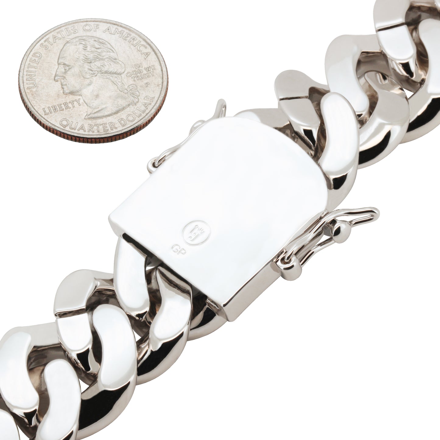 24mm Cuban Link Bracelet 9"