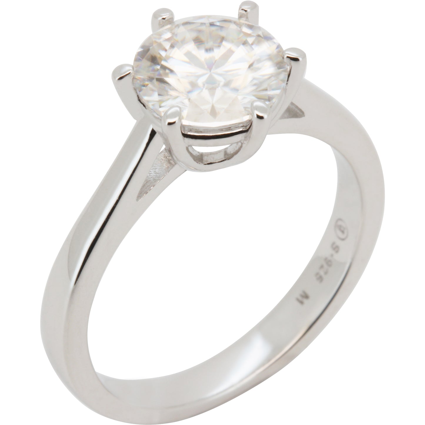 2ct Moissanite Engagement Ring Size 6