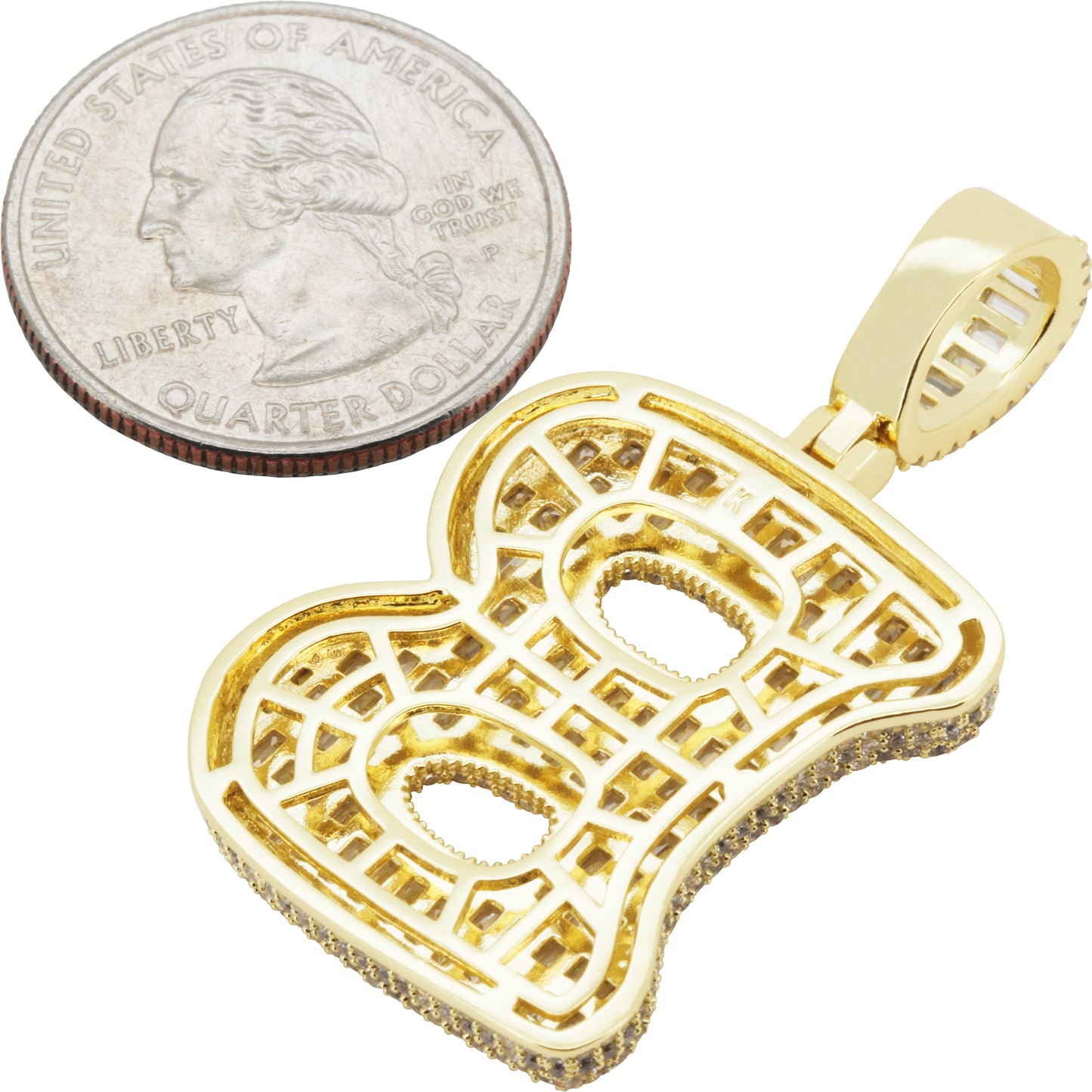 Bubble Letter B Pendant