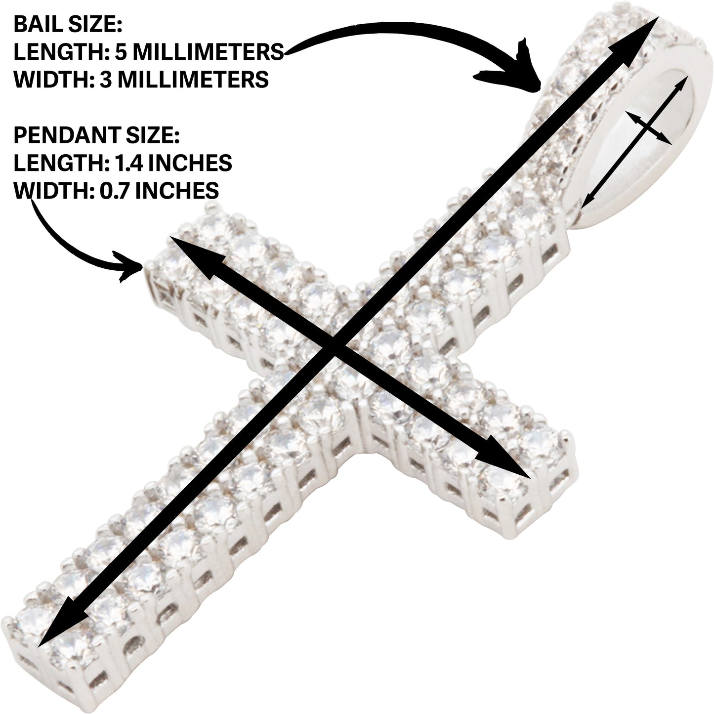 Cross Pendant (925 Sterling Silver)