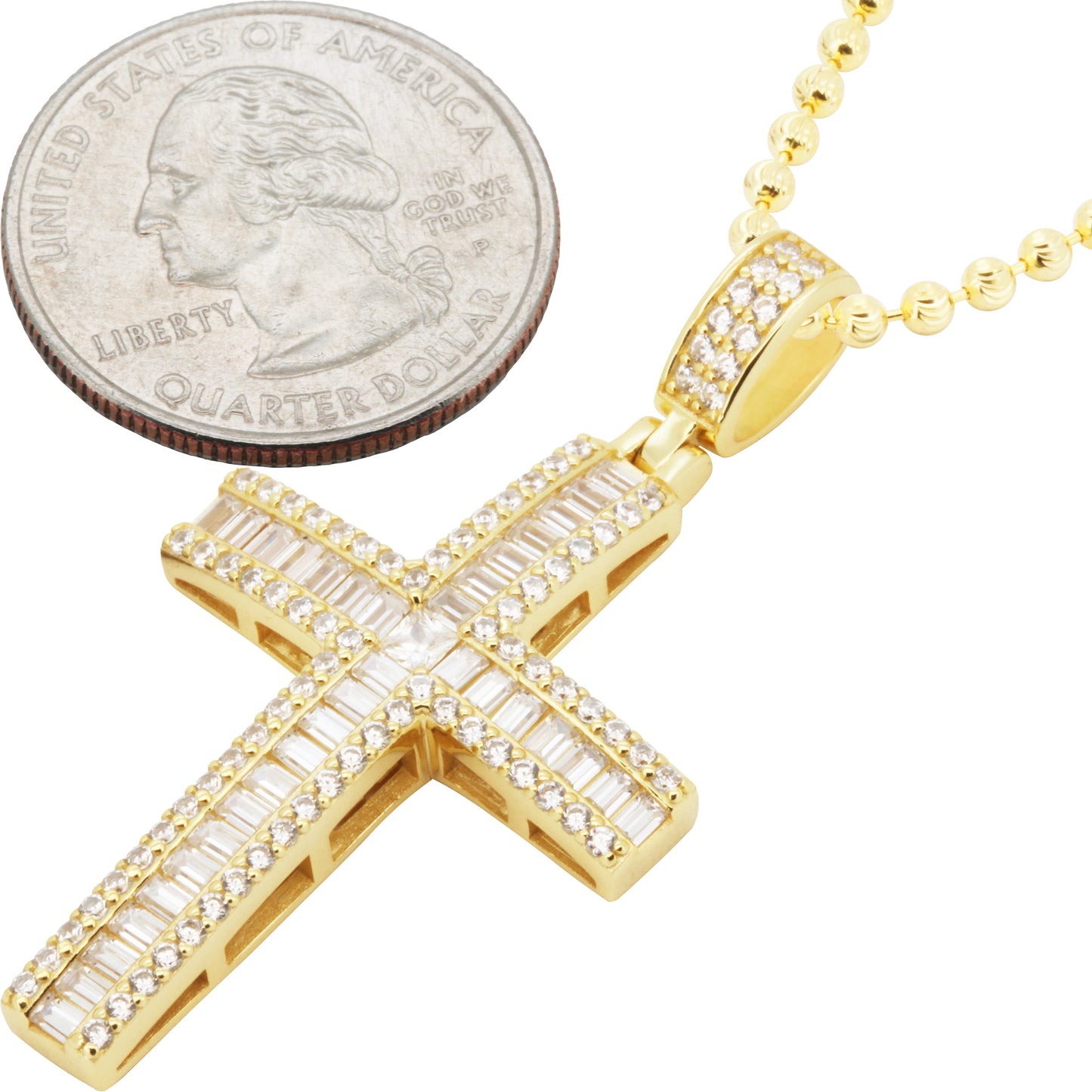 Cross Pendant (925 Sterling Silver)