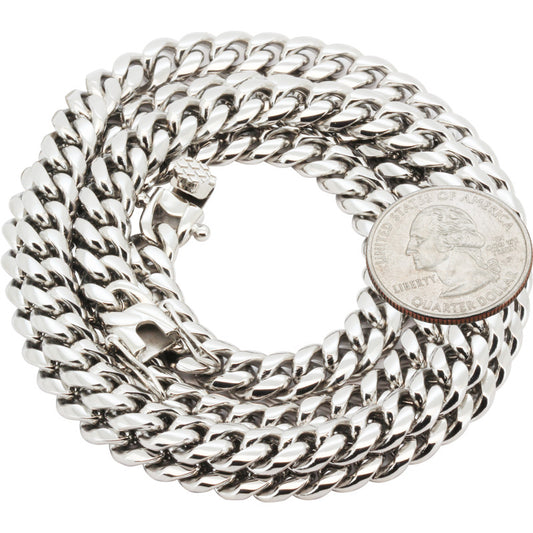 8mm Miami Cuban Link Chain 26"