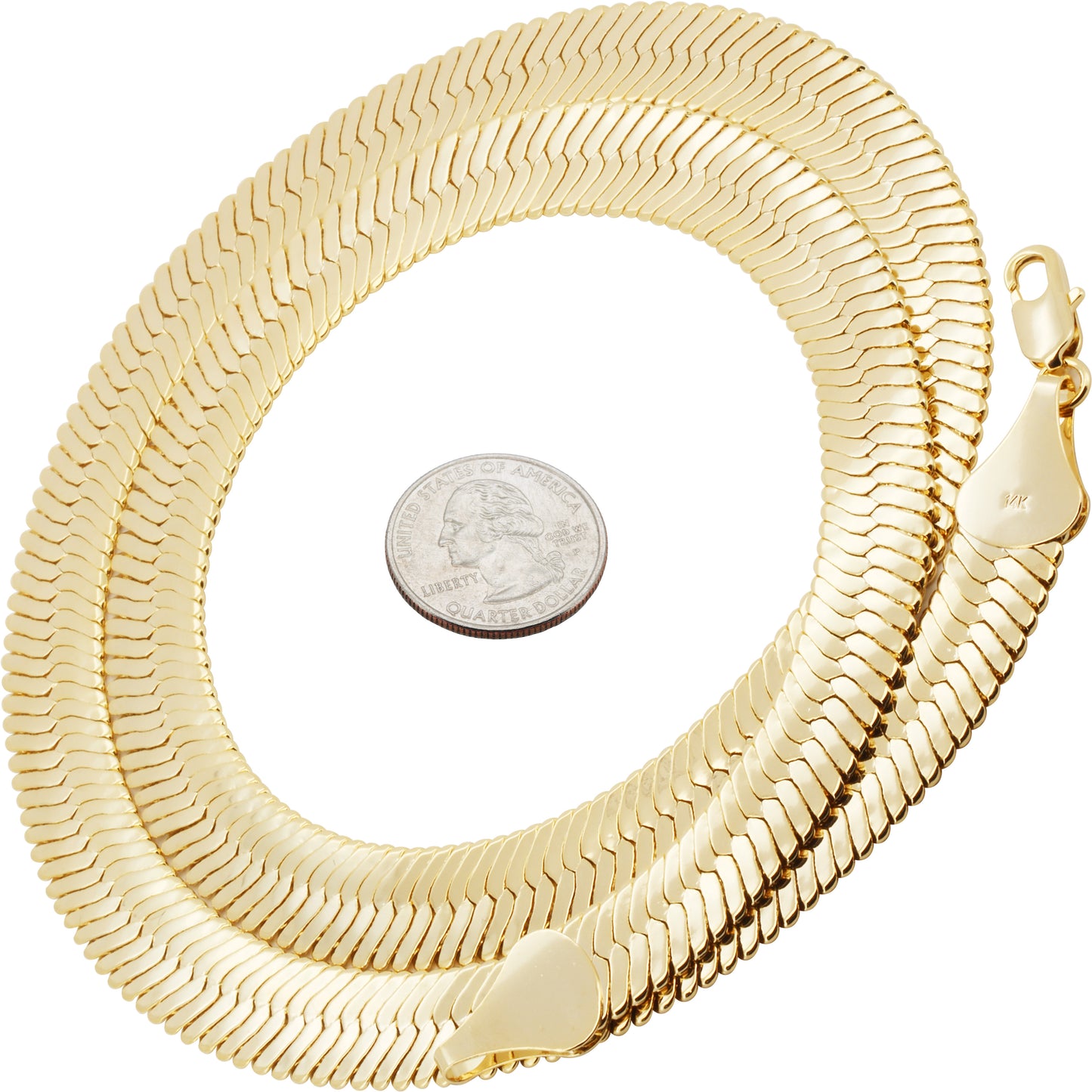 14mm Herringbone Chain 20"