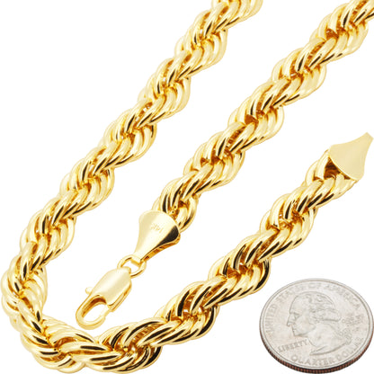 10mm Rope Chain 24"