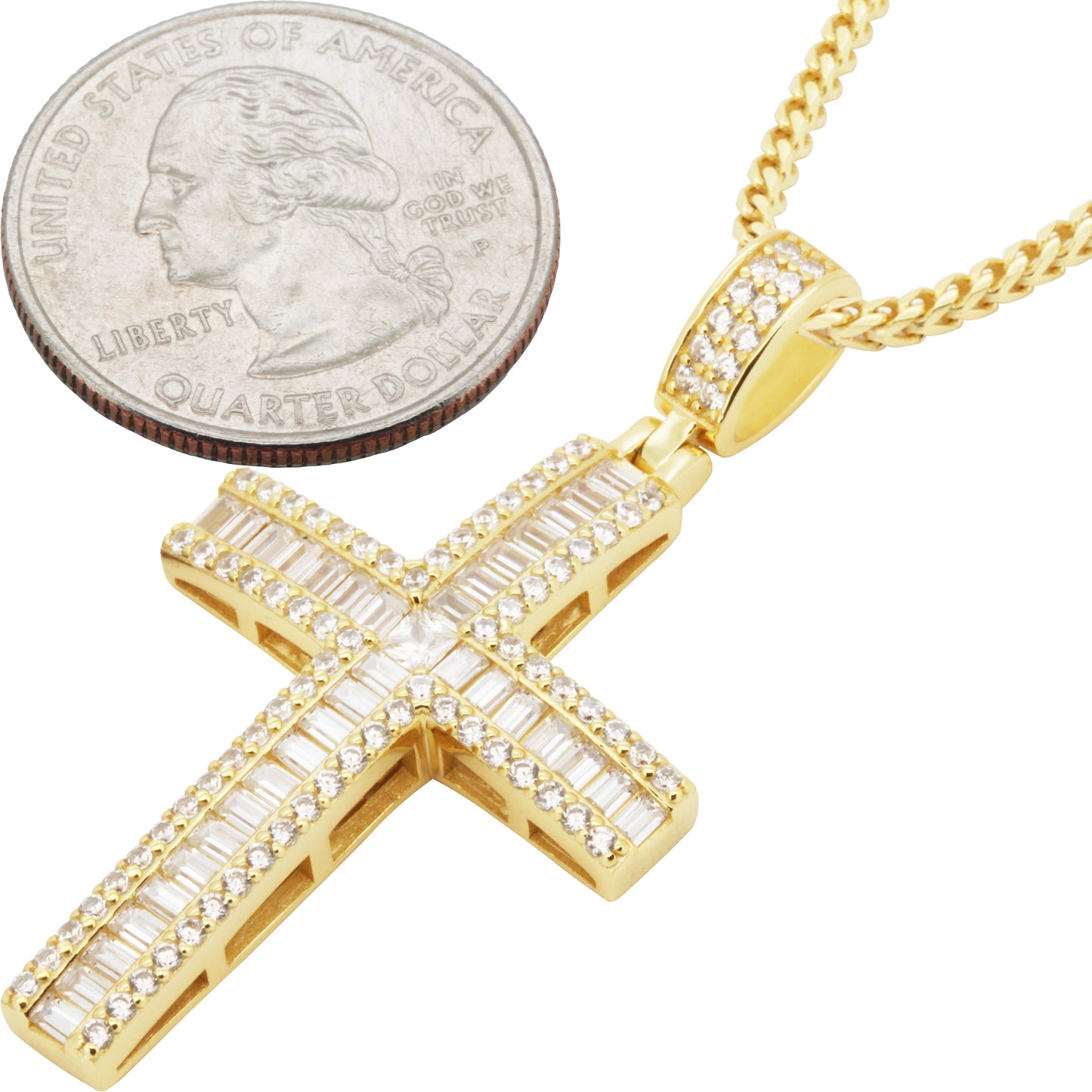 Cross Pendant (925 Sterling Silver)