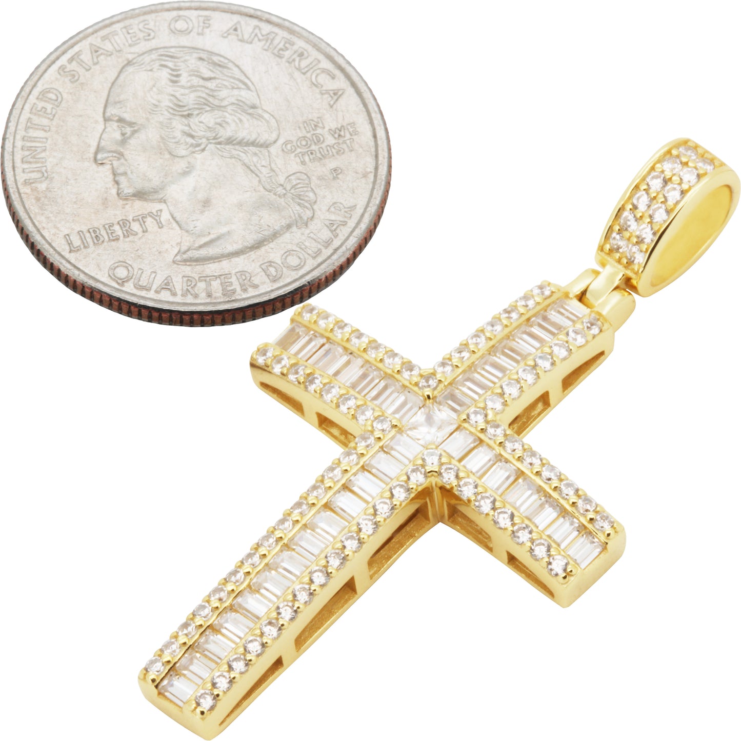 Cross Pendant (925 Sterling Silver)