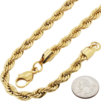 8mm Rope Chain 24"