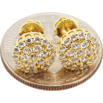 10mm Circle Cluster Studs