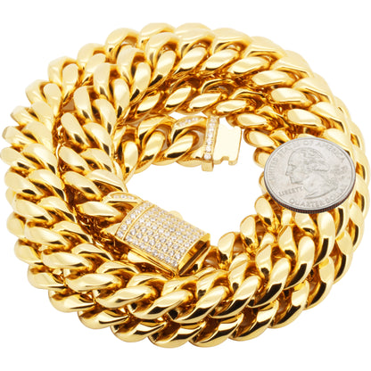 Miami Cuban Link Chain (316L Stainless Steel)