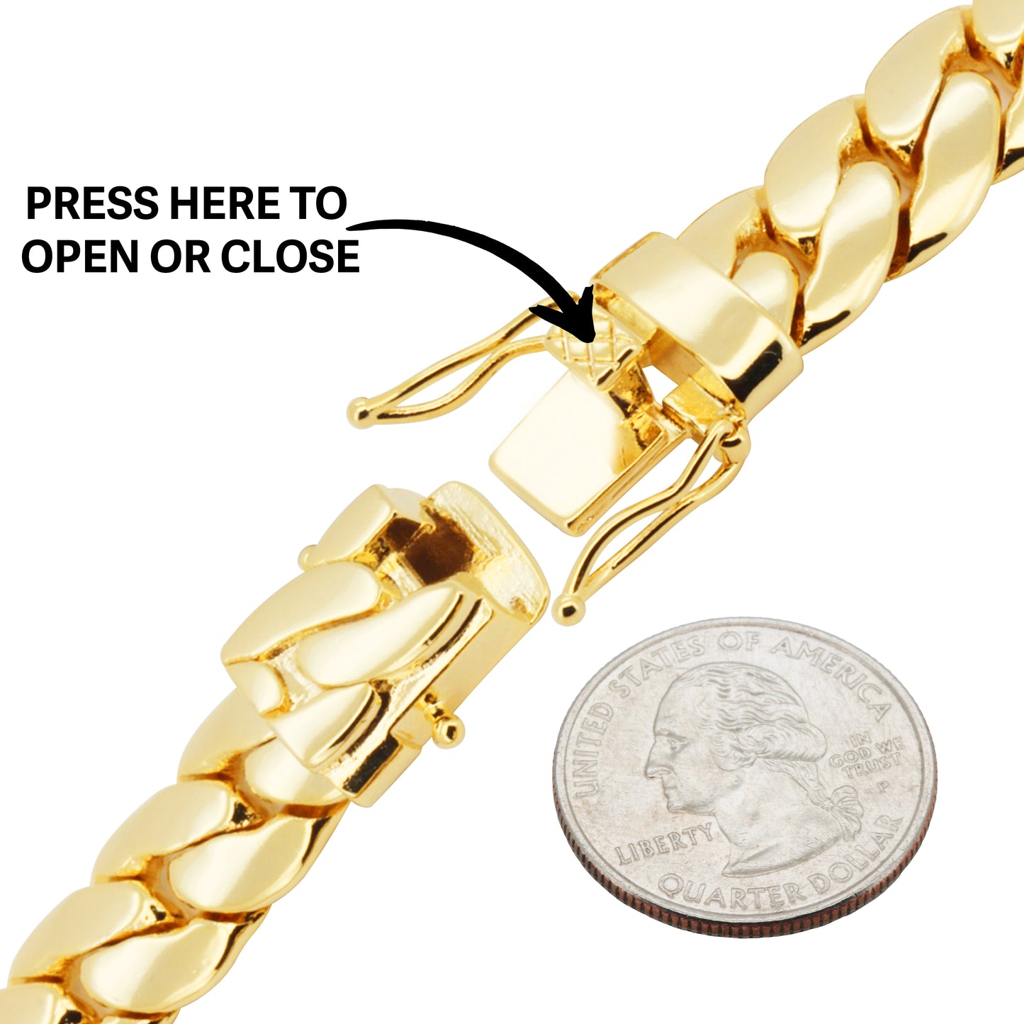 Miami Cuban Link Chain (14K Gold Filled)