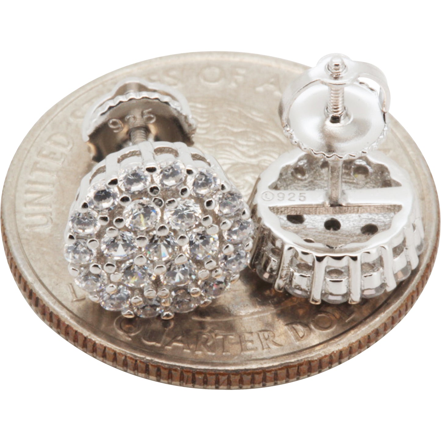 10mm Circle Cluster Studs