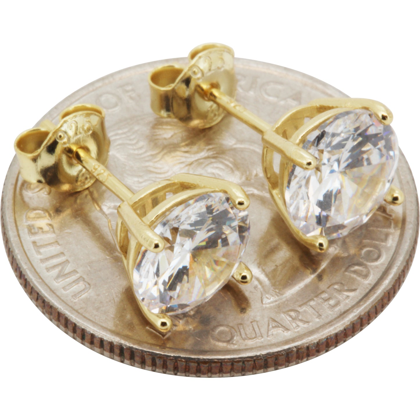 8mm Solitaire Studs
