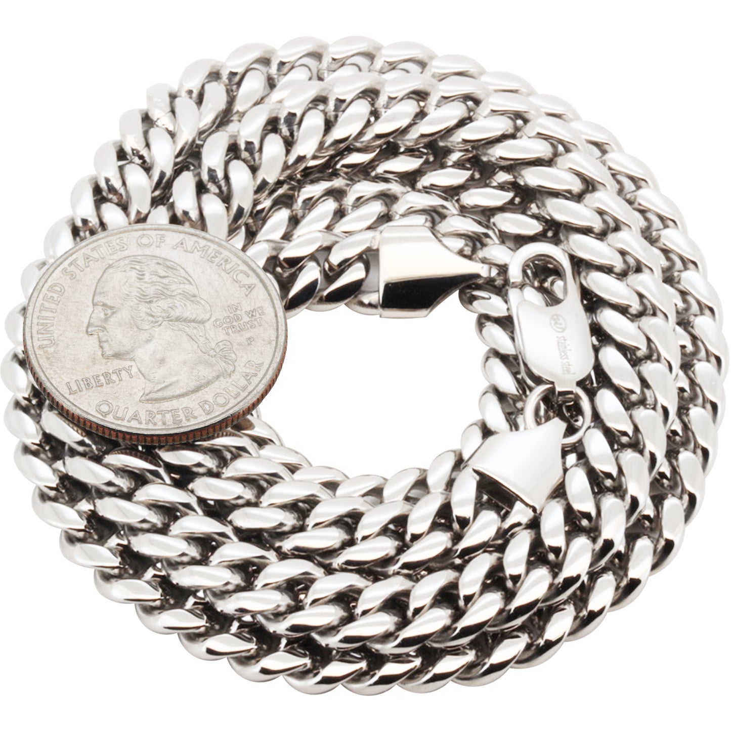 8mm Miami Cuban Link Chain 20"
