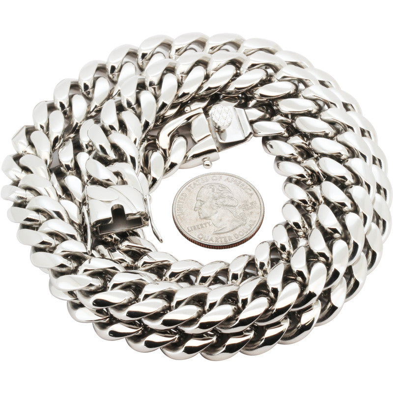 14mm Miami Cuban Link Chain 22"