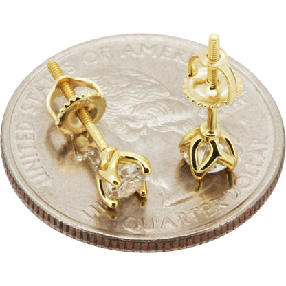 4mm Solitaire Studs