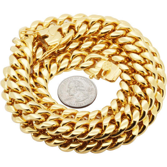 14mm Miami Cuban Link Chain 40"