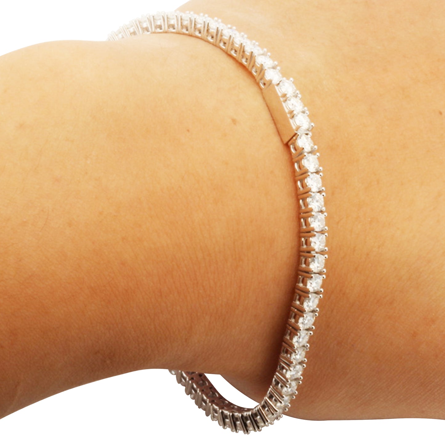 Tennis Bracelet (925 Sterling Silver)