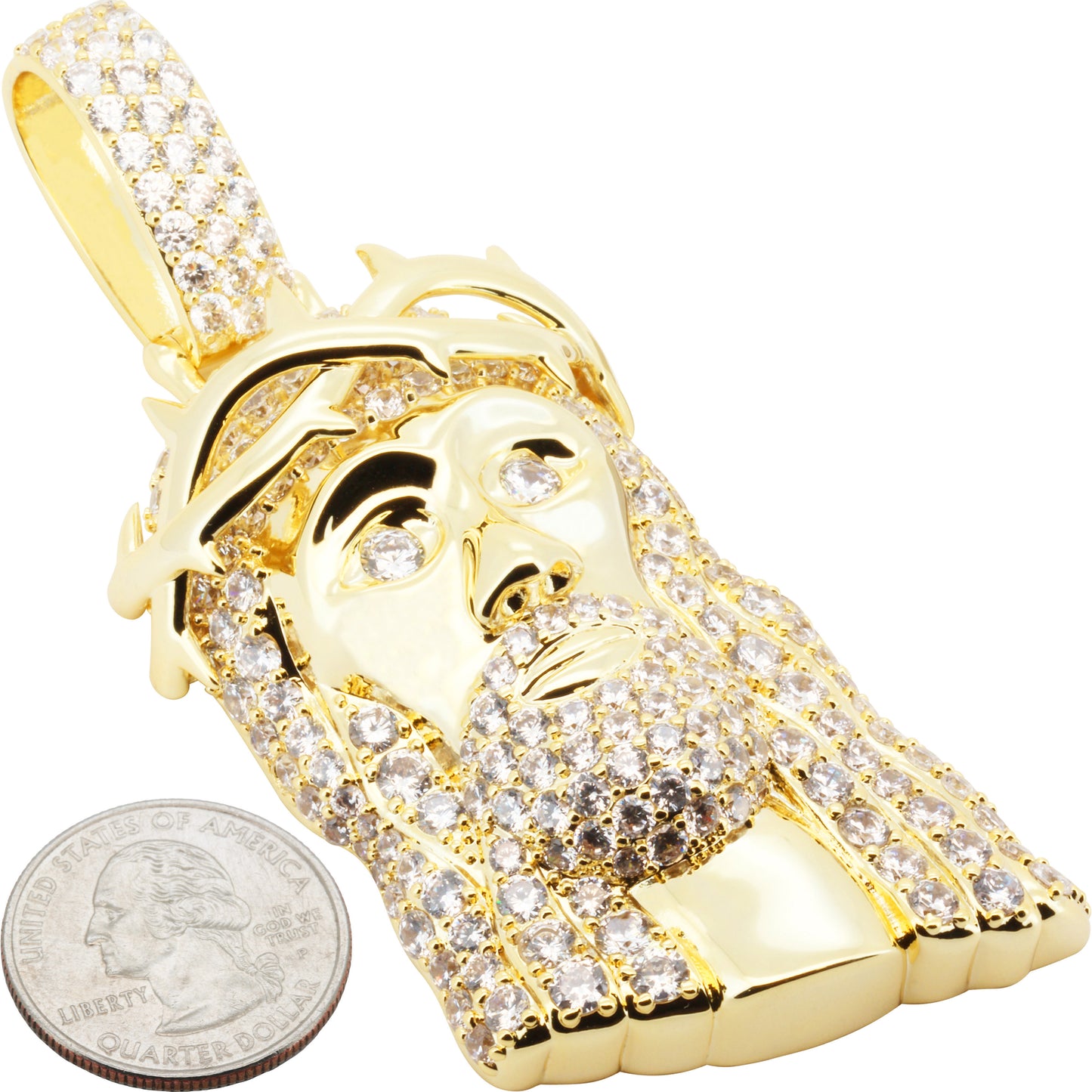 Jesus Pendant (Brass)