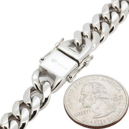 10mm Miami Cuban Link Bracelet 8.5"