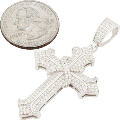 Moissanite Cross Pendant