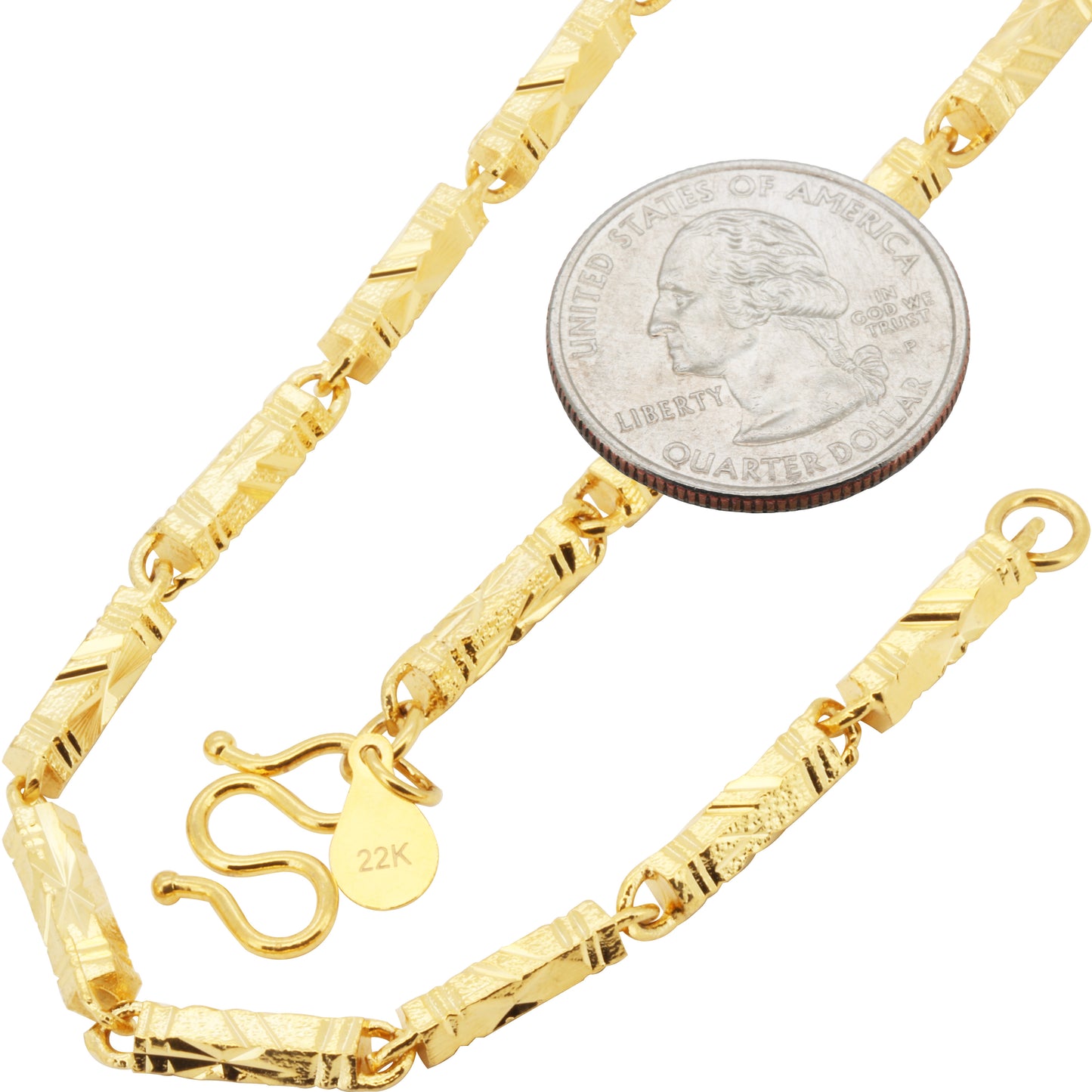 4mm Bamboo Bracelet 8"