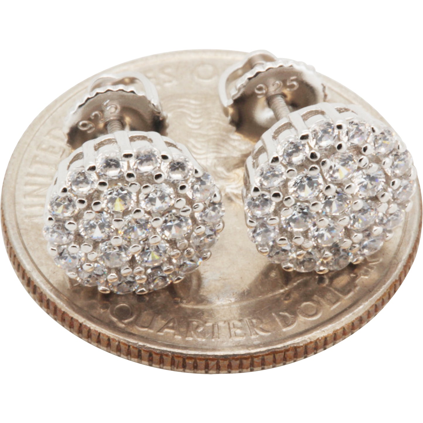 10mm Circle Cluster Studs