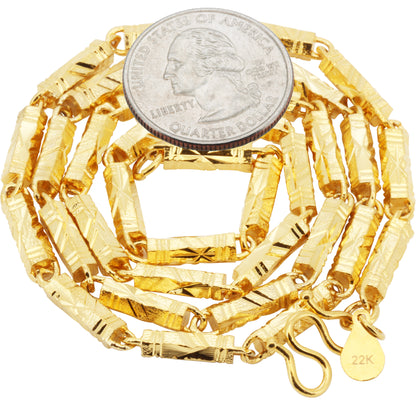 4mm Bamboo Chain 24"