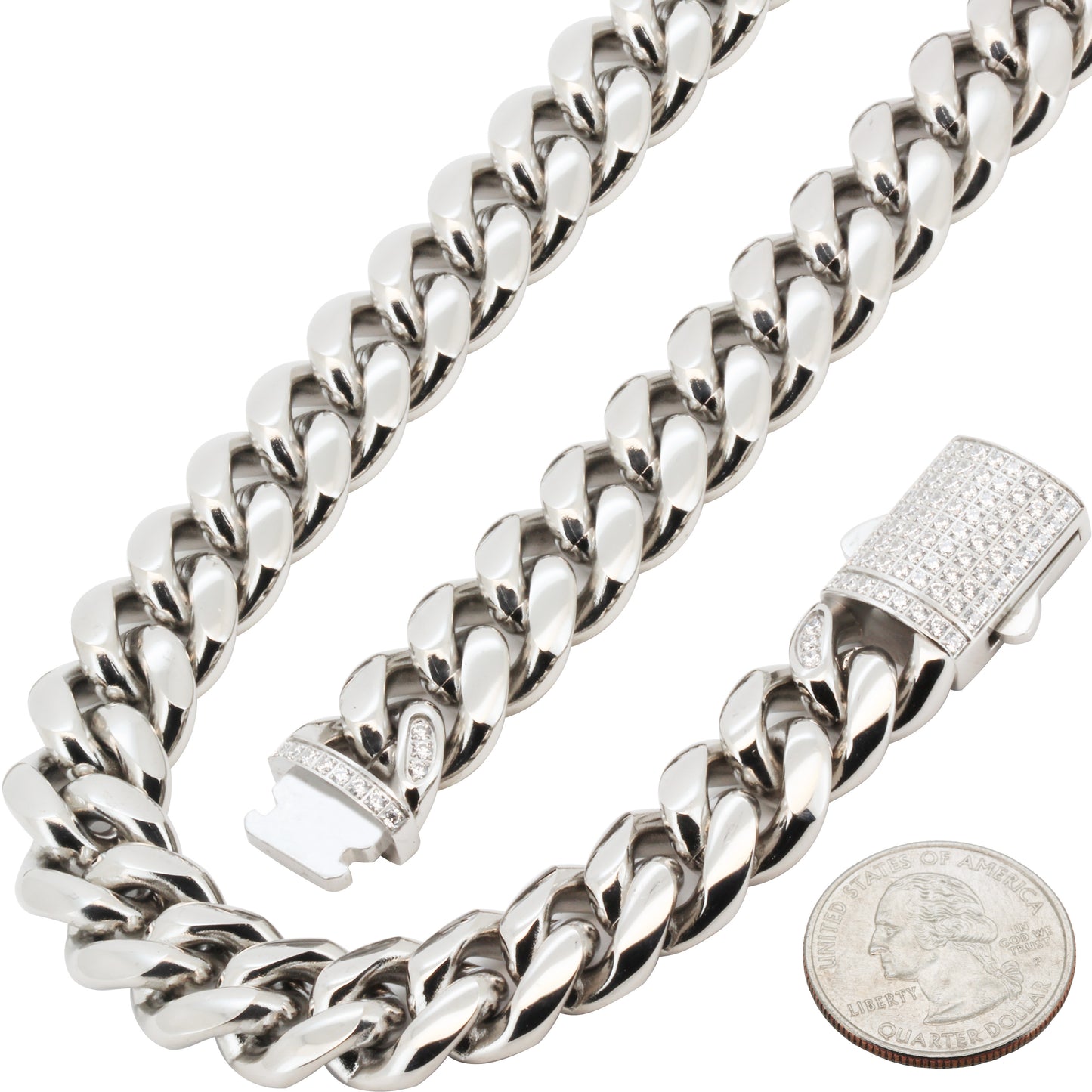 Miami Cuban Link Chain (316L Stainless Steel)