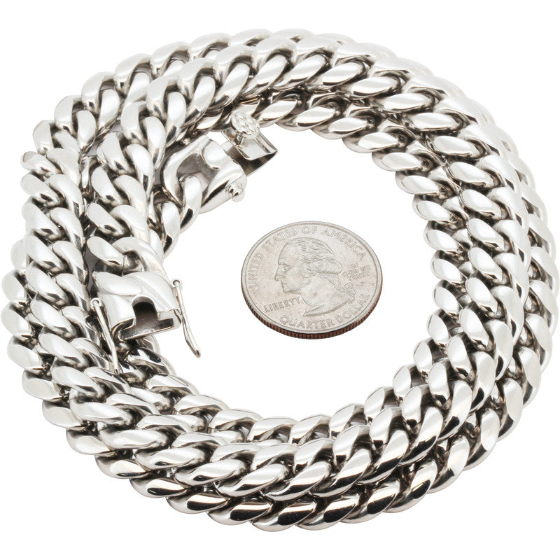 10mm Miami Cuban Link Chain 28"
