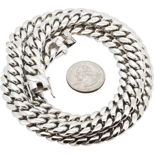 10mm Miami Cuban Link Chain 16"
