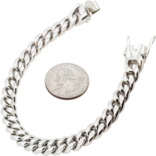 10mm Miami Cuban Link Bracelet 11"