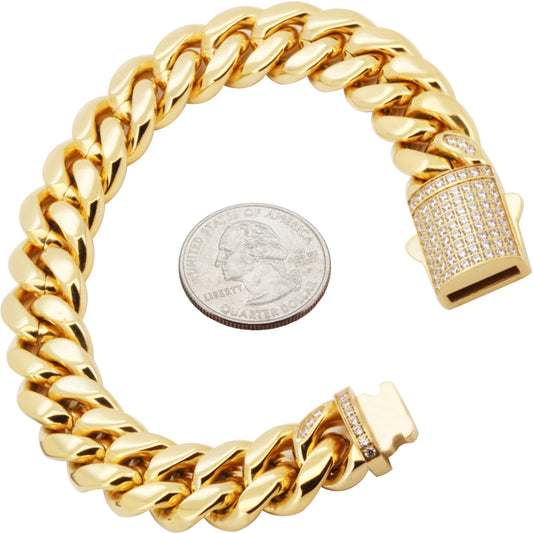 Miami Cuban Link Bracelet (316L Stainless Steel)