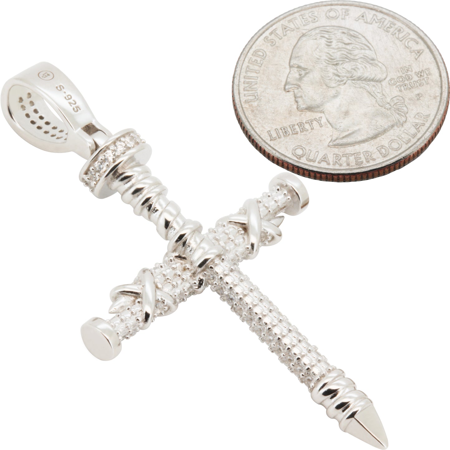 Nail Cross Pendant