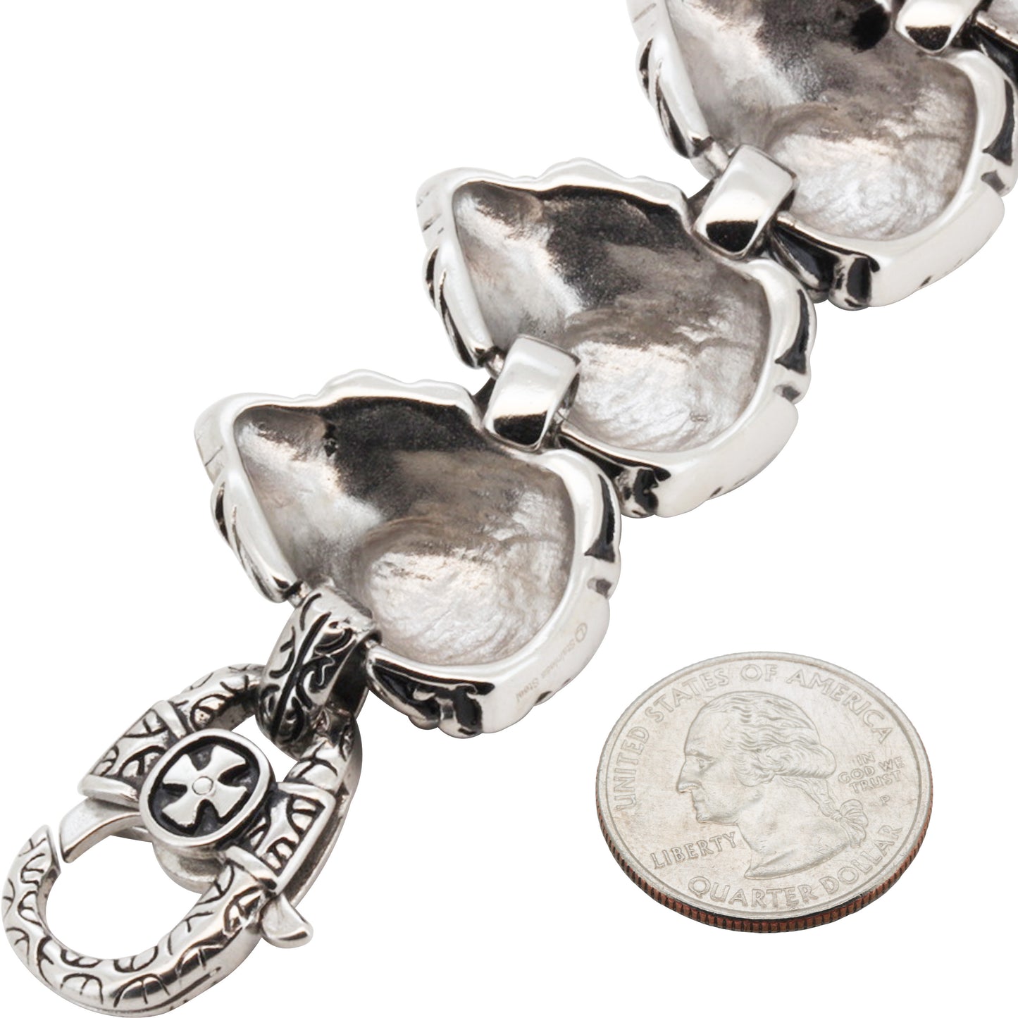 31mm Lion Head Bracelet 8.5"