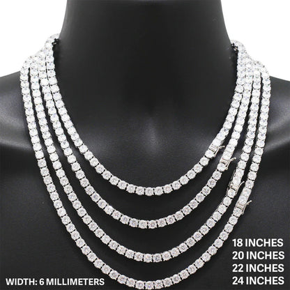 6mm Tennis Chain 24"