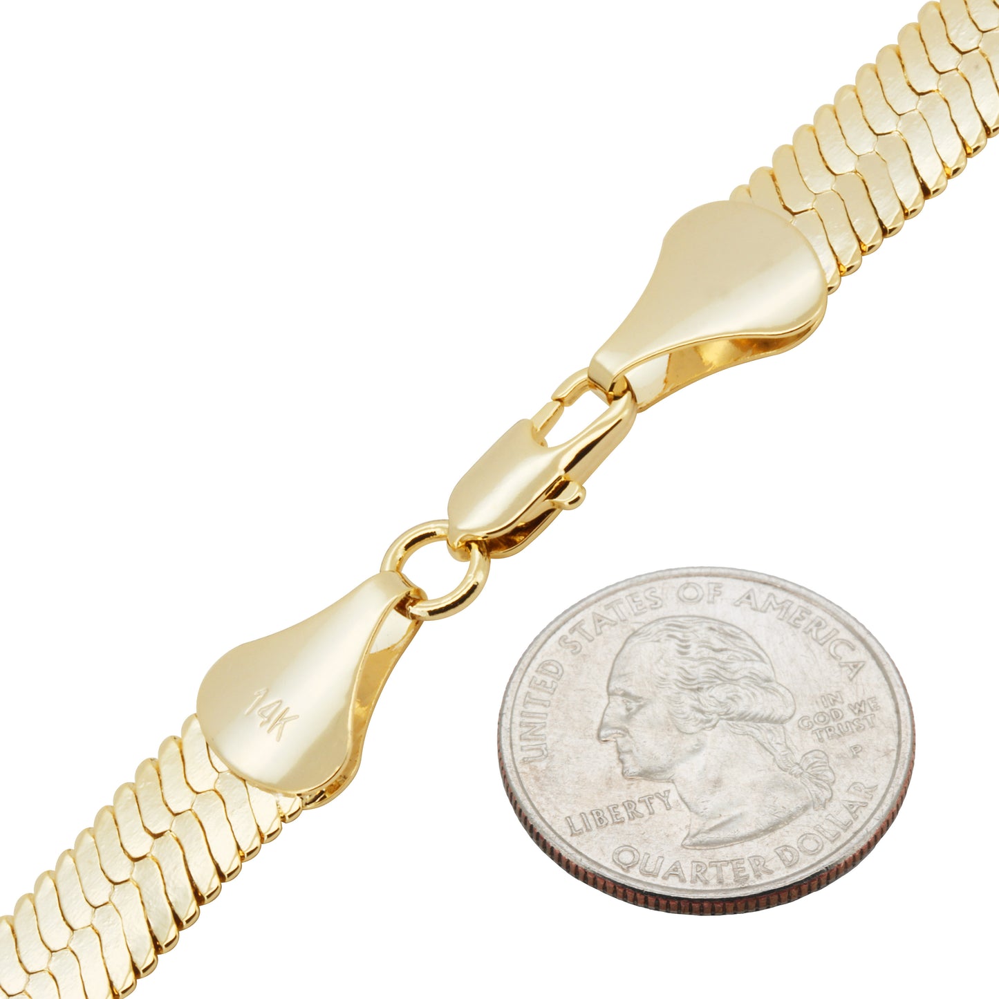 11mm Herringbone Chain 24"