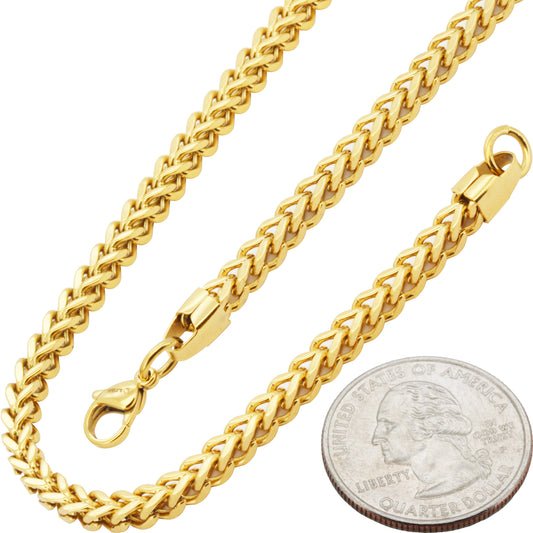 4mm Franco Chain 24"