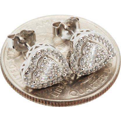 10mm Heart Studs
