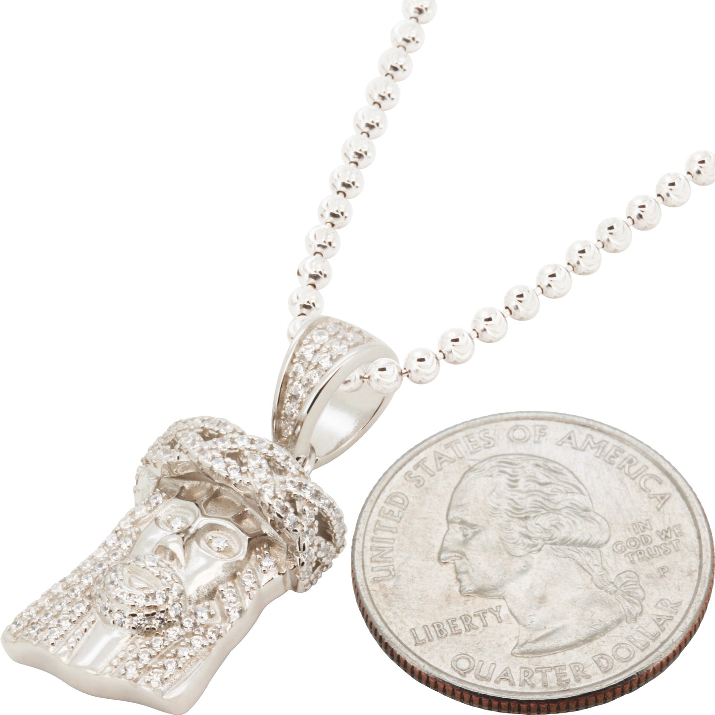 Jesus Pendant (925 Sterling Silver)