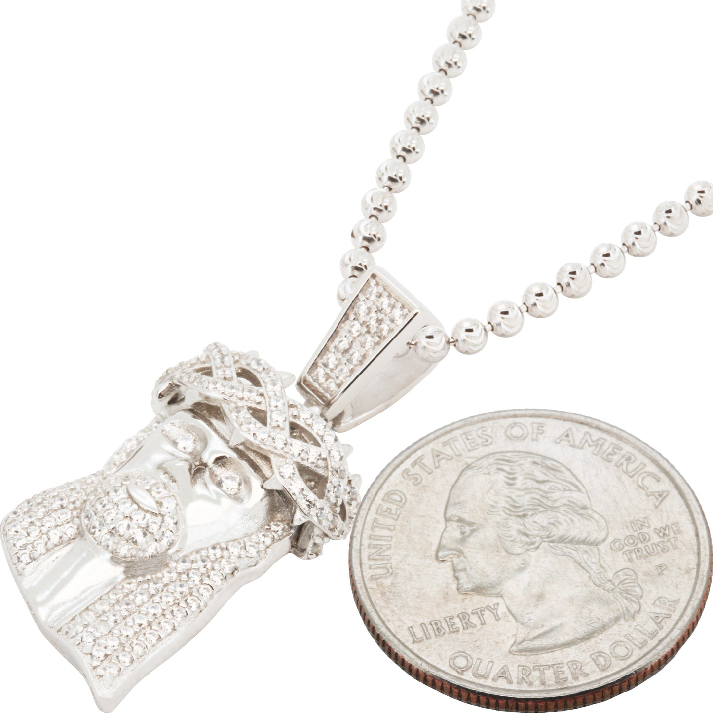 Jesus Pendant (925 Sterling Silver)