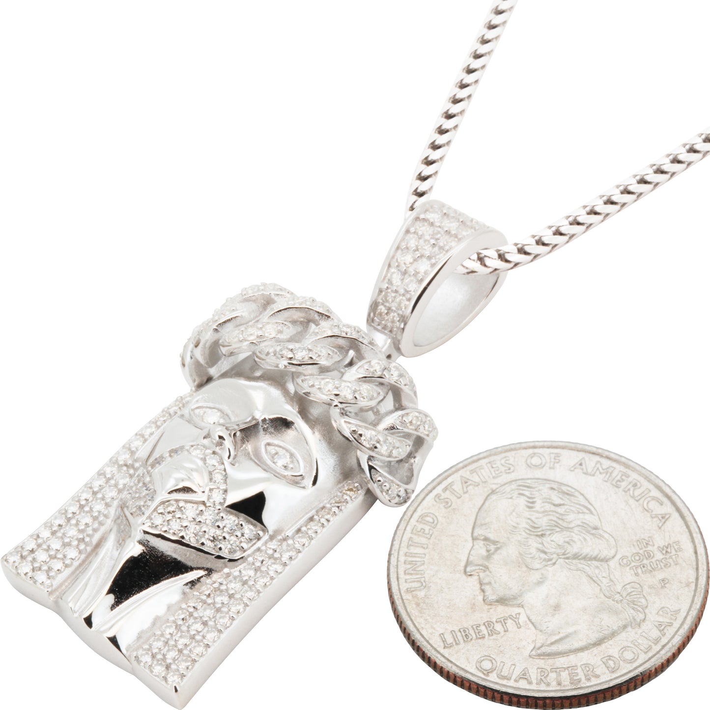 Jesus Pendant (925 Sterling Silver)