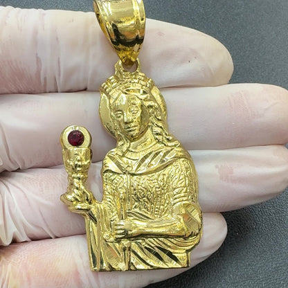 Saint Clare of Assisi Pendant