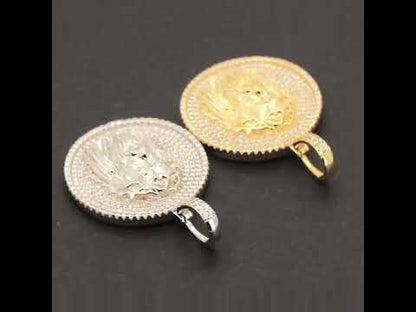 Jesus Piece Circle Pendant
