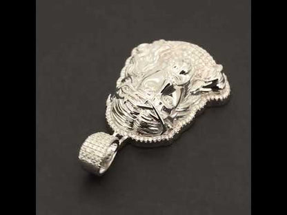 Moissanite Jesus Piece Pendant