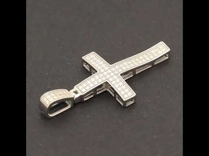 Moissanite Cross Pendant